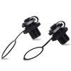 2PCS Air Valve  Screw For Inflatable Boat Fishing Boats Raft Airbed Black