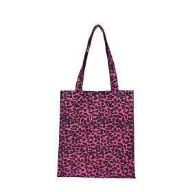 Fashion Creative Leopard Print Tote Bag (Option: Rose Red-34x38x1cm)