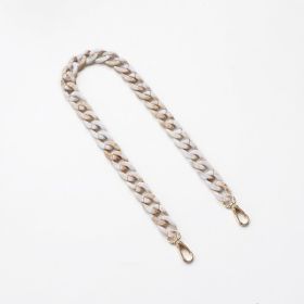 Acrylic Strap Accessories Crossbody Shoulder Bag Chain (Option: Beige-60cm)