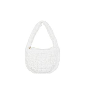 Cloud Bag Portable Down With Large Capacity And Fashion (Color: White)