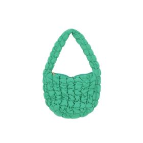 Cloud Bag Portable Down With Large Capacity And Fashion (Color: Green)