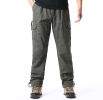 Men Multi-Pocket Outdoor Elastic Waist Cargo Pants