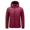 Men's Casual Adjustable Hooded Warm Cotton Clothing Winter Thick Zipper Cold Resistant Clothing