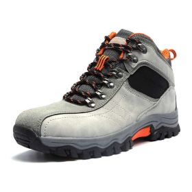 Waterproof Hiking Boots Men Autumn Winter Non-slip Lightweight Breathable Hiking Shoe Outdoor Trekking Hiking Shoes Hunting Shoe (Color: B2024-W, size: 46)