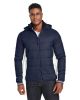 Men's Nautical Mile Puffer Packable Jacket - BLACK/ ANTQ WHT - S