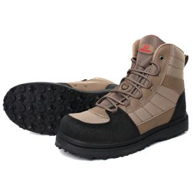 Kylebooker Cleated Sole Wading Boot, Rubber Sole Bottom Wading Shoe Men's Women's WB003 (size: US 11)