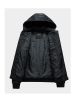 Men's Thin Quilted Jacket Detachable Hood Drawstring Casual Sport Coat Stand Collar Business Trend Fashion Spring Autumn Winter