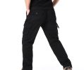 Men Multi-Pocket Outdoor Elastic Waist Cargo Pants