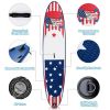 Enjoy Wonderful Water Sports 11-Feet Inflatable Adjustable Surfing Paddle Board